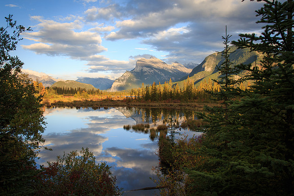 Vermillian Lakes Sunset