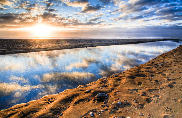 RaggedPointBeachSunset
