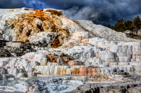 More from the Mammoth  Terraces.  Amazing landscape scenery and pefect lighting.